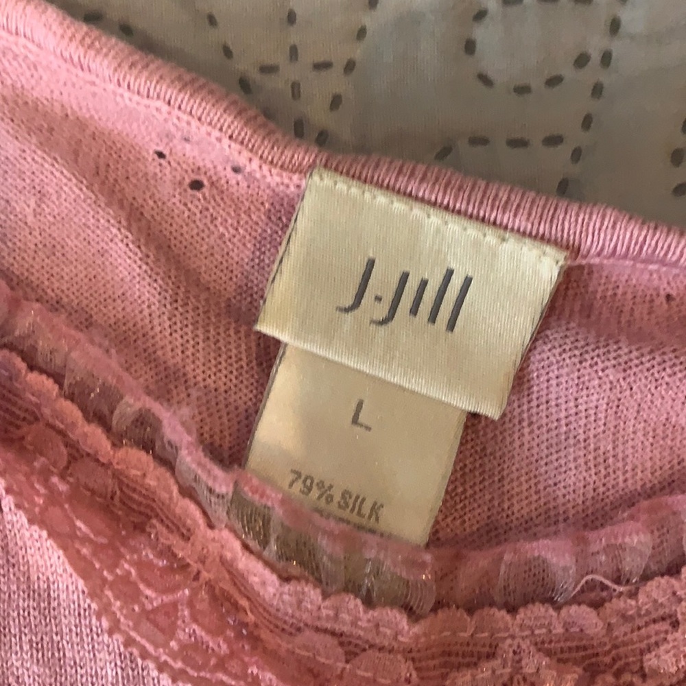 J Jill camisole/fine weave sweater tank top